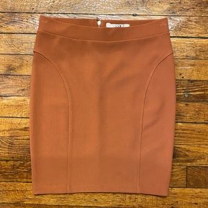 Brown nude forever 21 Skirt M